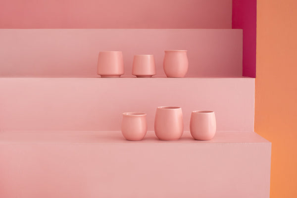 New colors & sizes join the lineup of Flavor Cups, which feature different flavors of coffee depending on the shape of the cup.