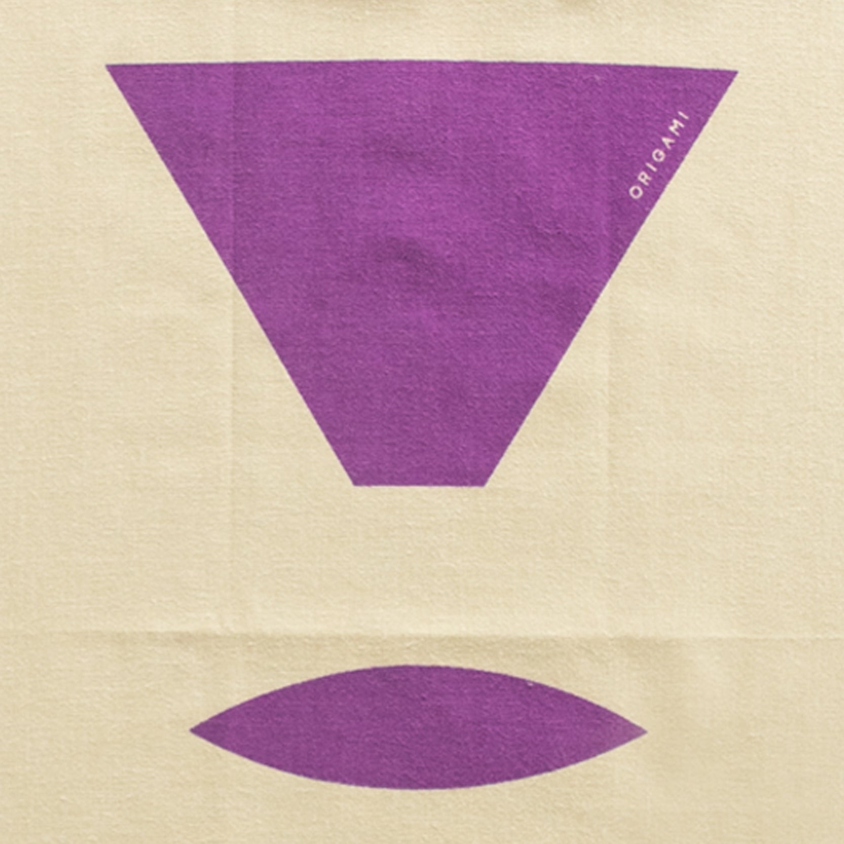 【Online Store Limited】ORIGAMI Hand Print TENUGUI