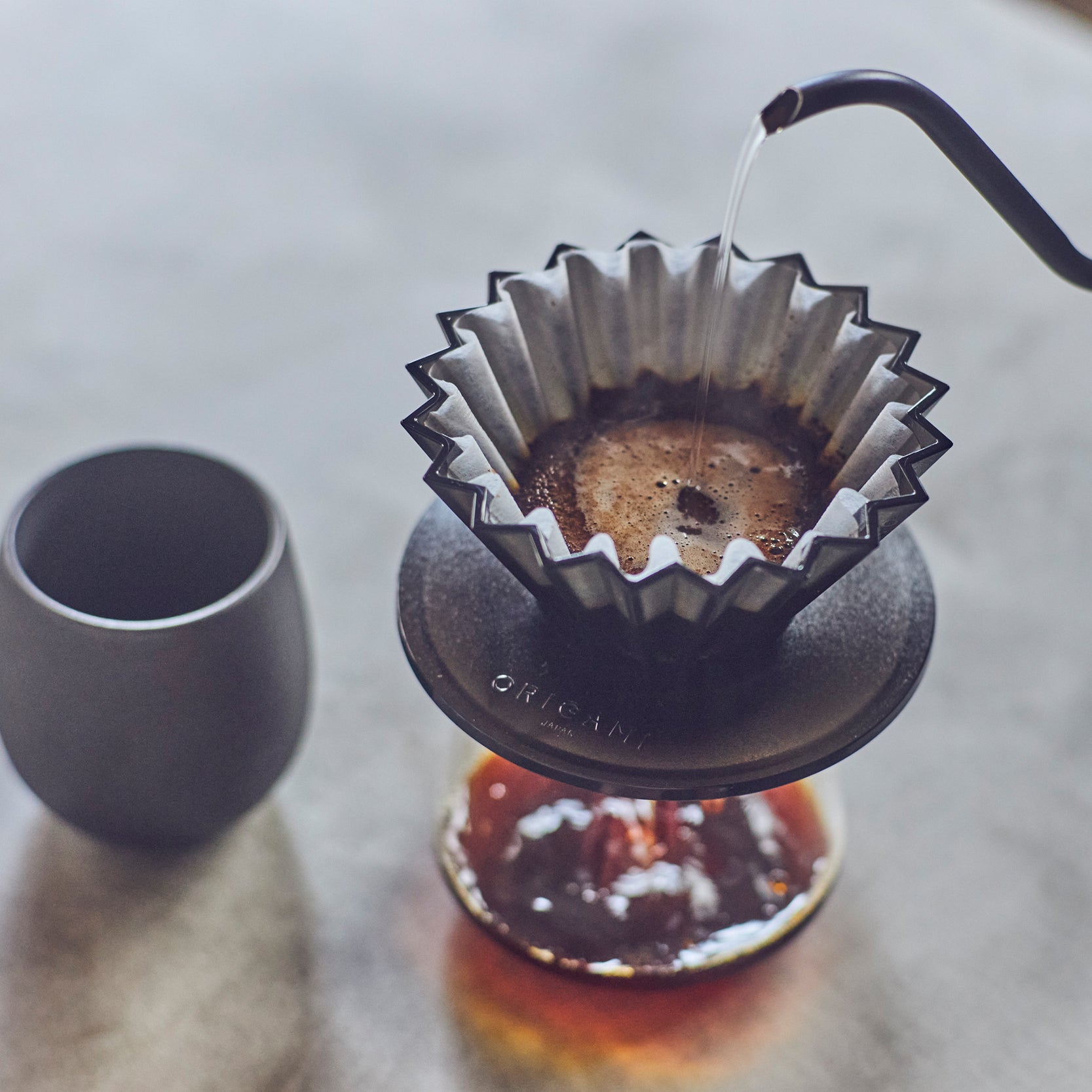 ORIGAMI AS dripper holder