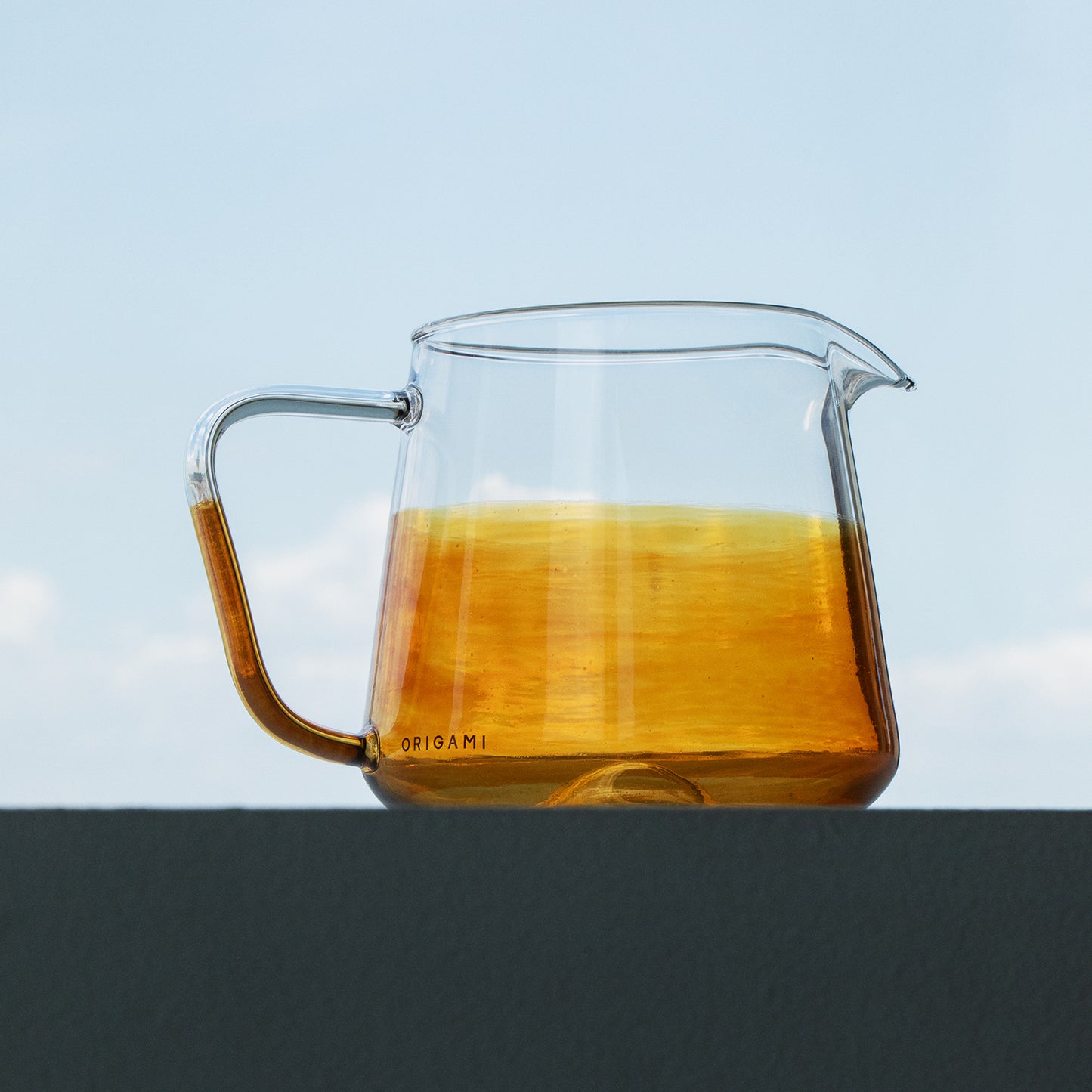【抽選販売】ORIGAMI×Maruyoshi Kosaka Aroma Glass Server [Clear Urushi]