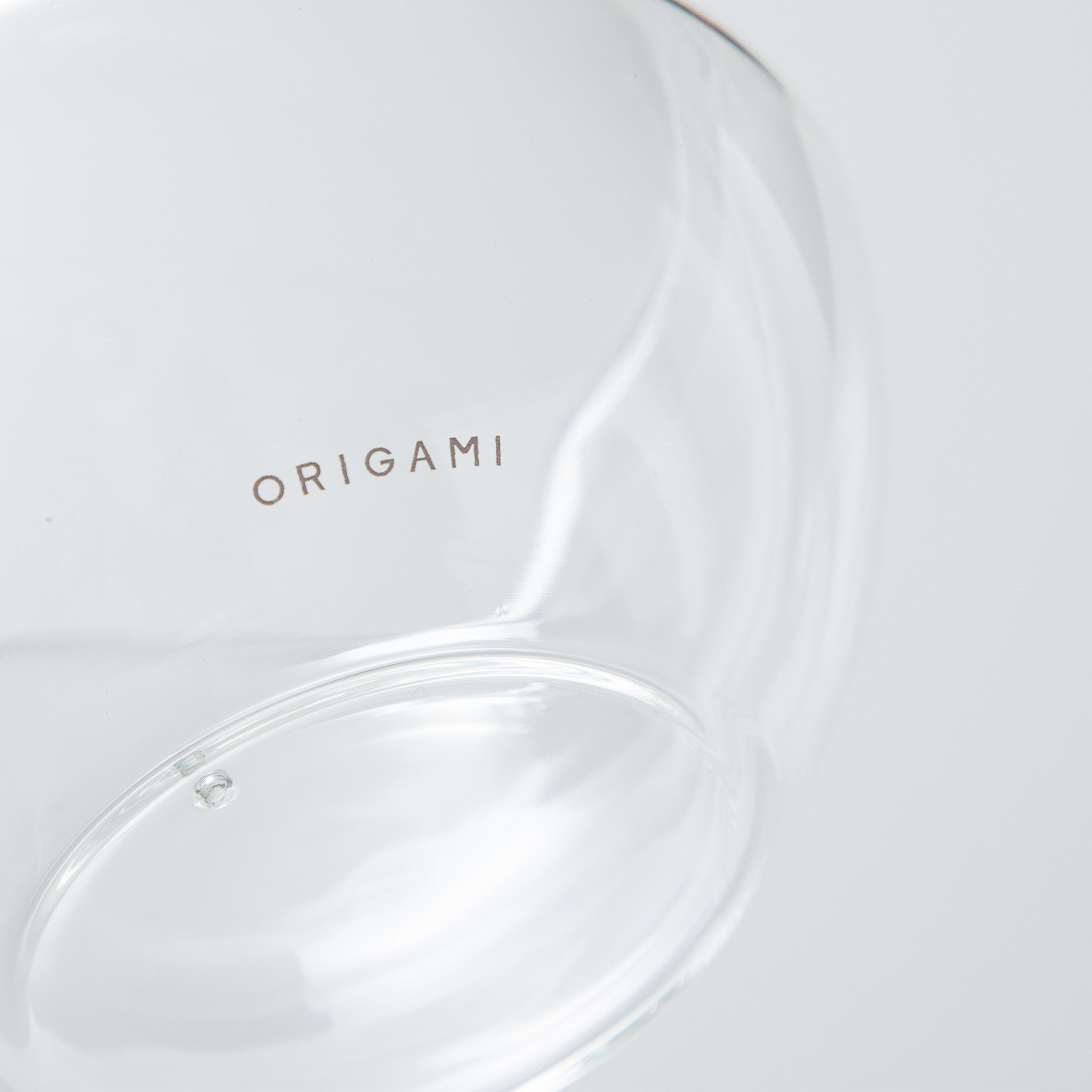 Glass Katakuchi Matcha Bowl