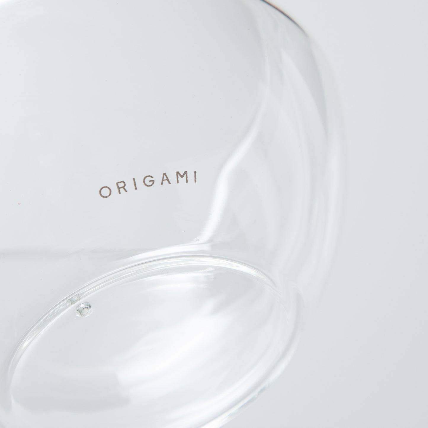 Glass Katakuchi Matcha Bowl
