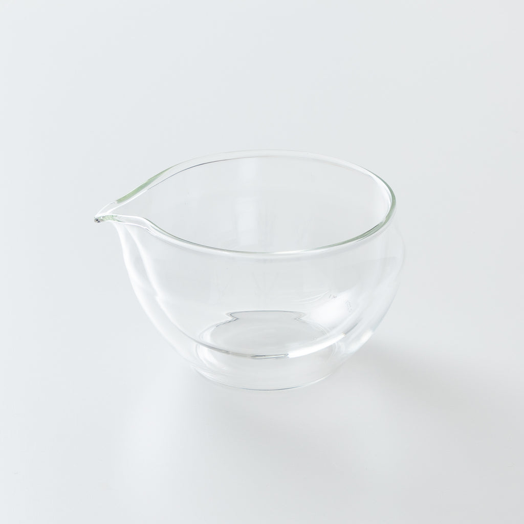 Glass Katakuchi Matcha Bowl