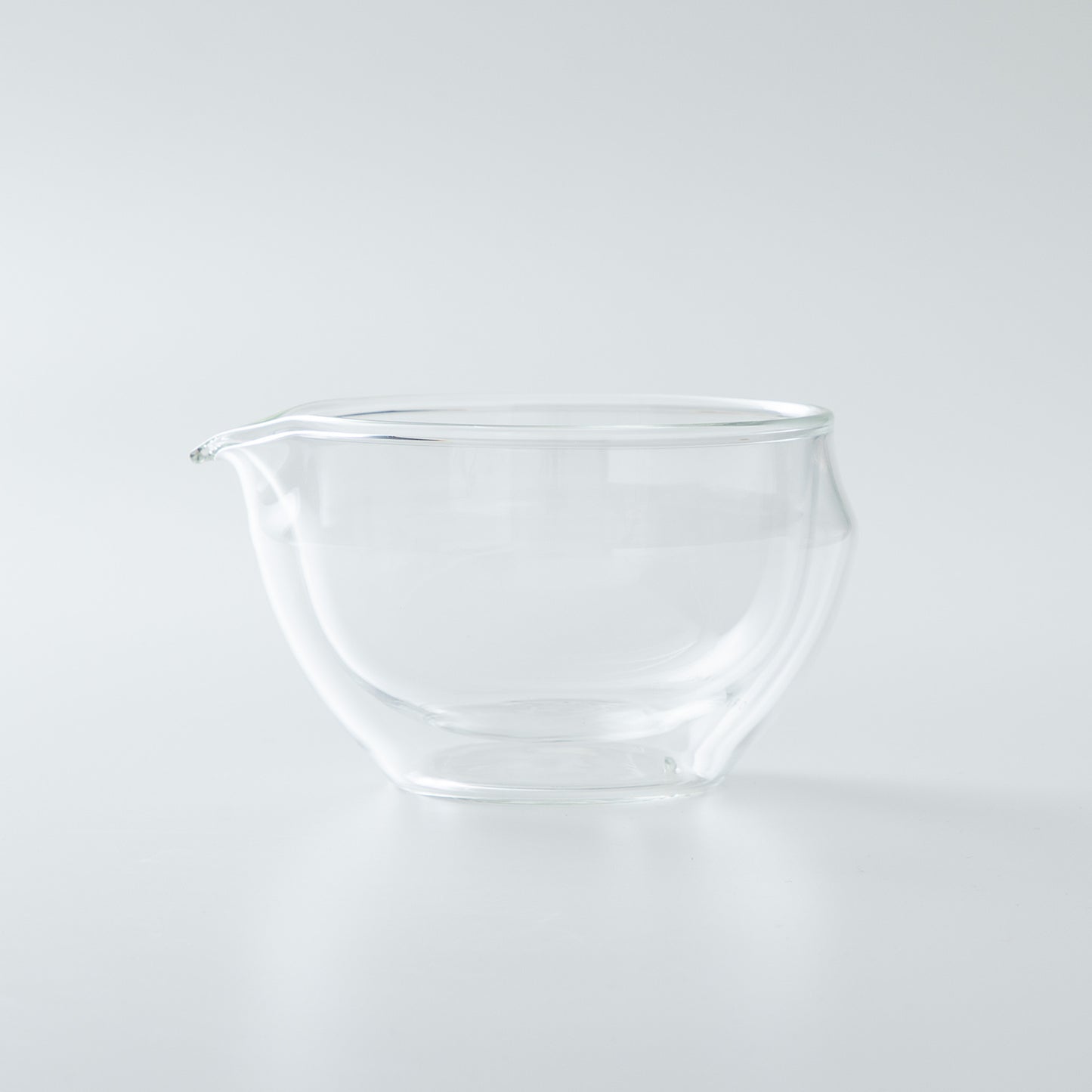 Glass Katakuchi Matcha Bowl