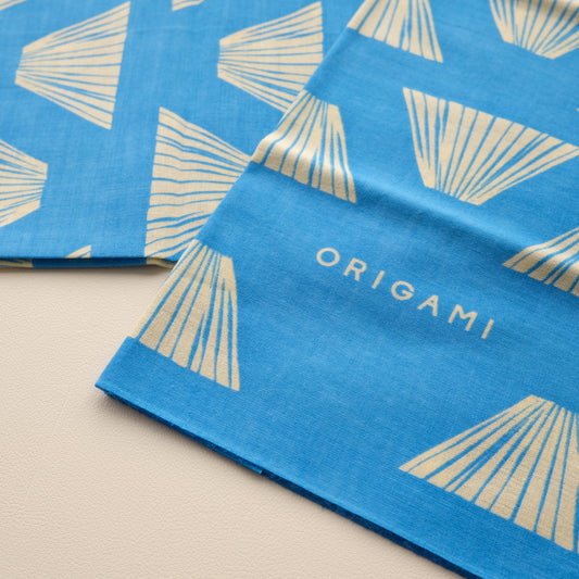 【Online Store Limited】ORIGAMI Hand Print TENUGUI