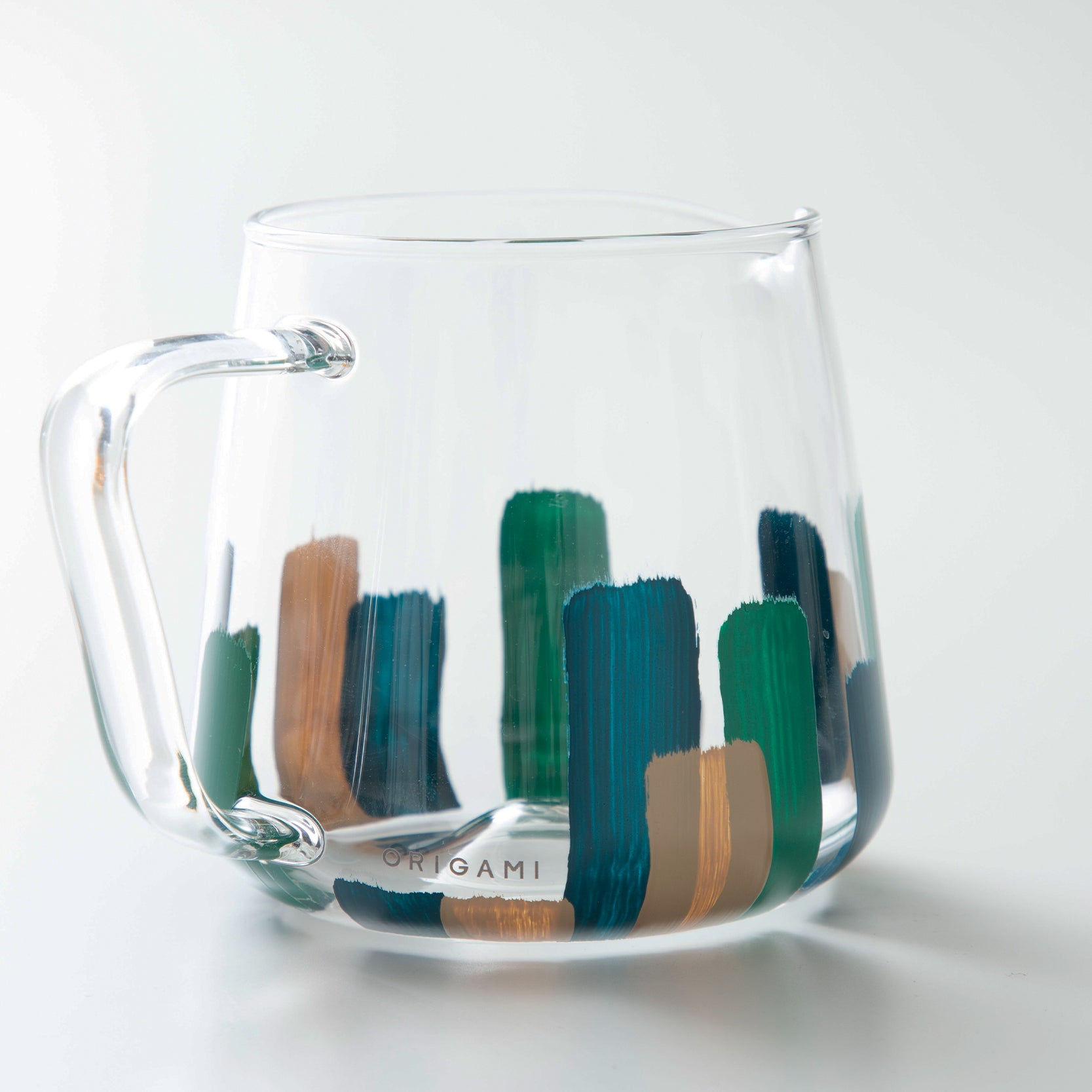 【抽選販売】ORIGAMI×Maruyoshi Kosaka Aroma Glass Server [Stripes] [ao]
