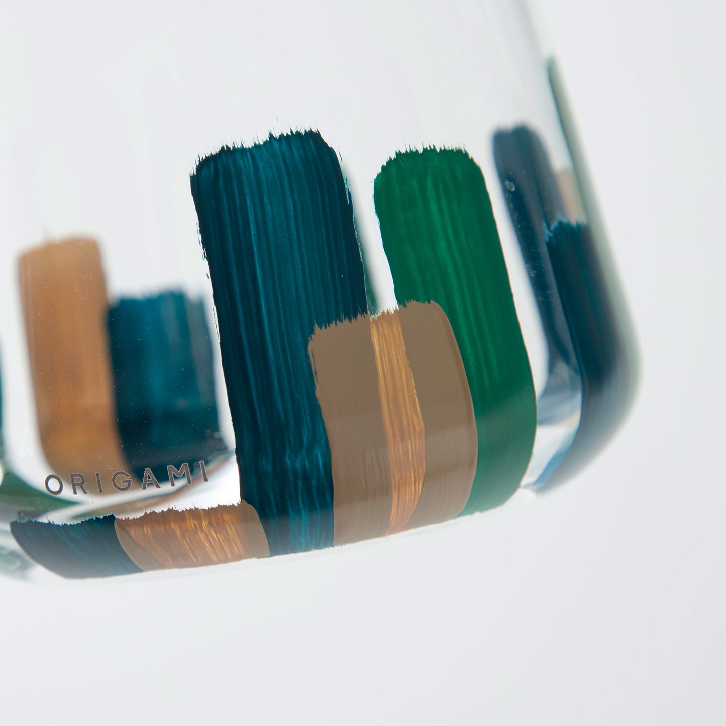 【抽選販売】ORIGAMI×Maruyoshi Kosaka Aroma Glass Server [Stripes] [ao]