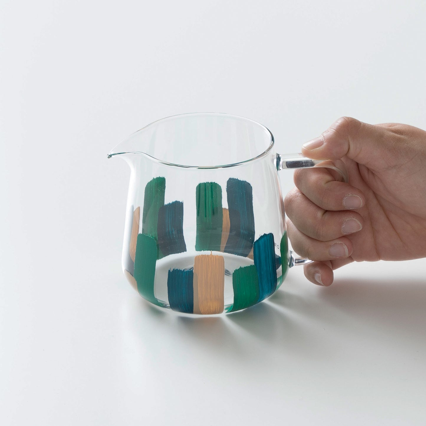 【抽選販売】ORIGAMI×Maruyoshi Kosaka Aroma Glass Server [Stripes] [ao]